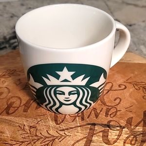 Set of 2 ☕️Starbucks Short White Ceramic Coffee Mug